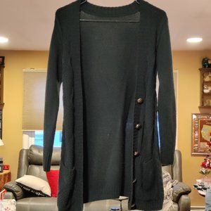 Black Cable Knit Sweater